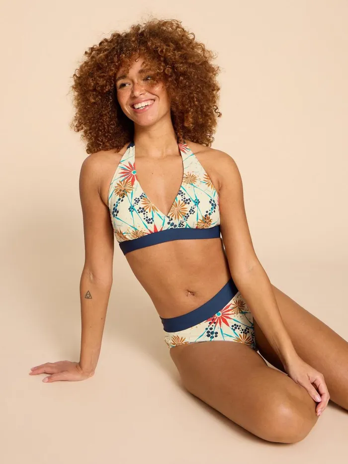 Women SWIMWEAR White Stuff Valley Bikini Top Ivory Multi Women SWIMWEAR White Stuff Valley Bikini Top Ivory Multi