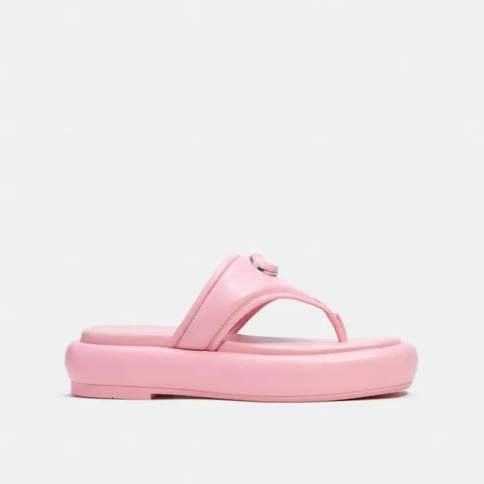 Women Sylvie Sandal Flower Pink Coach Sandals
