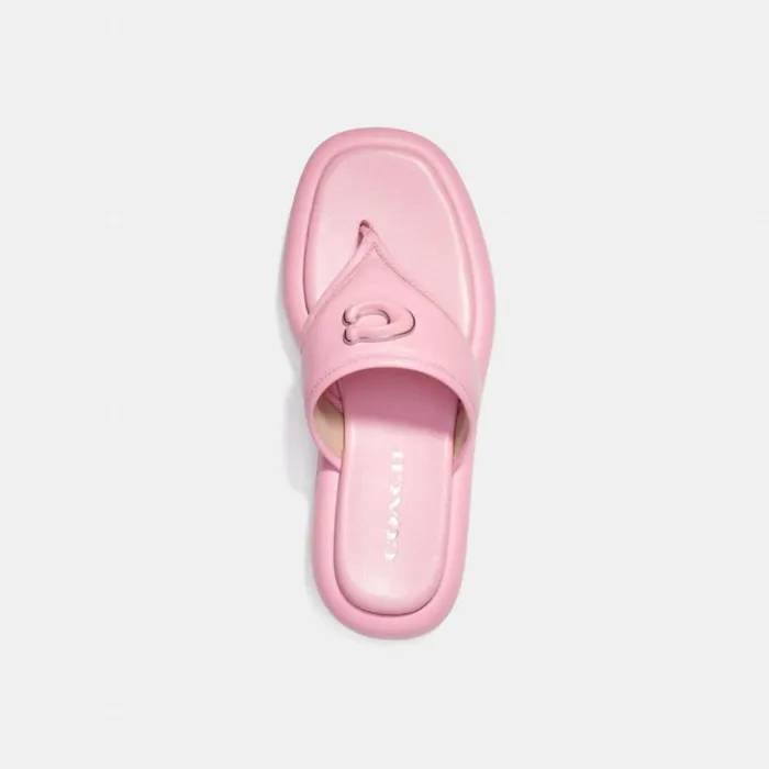 Women Sylvie Sandal Flower Pink Coach Sandals