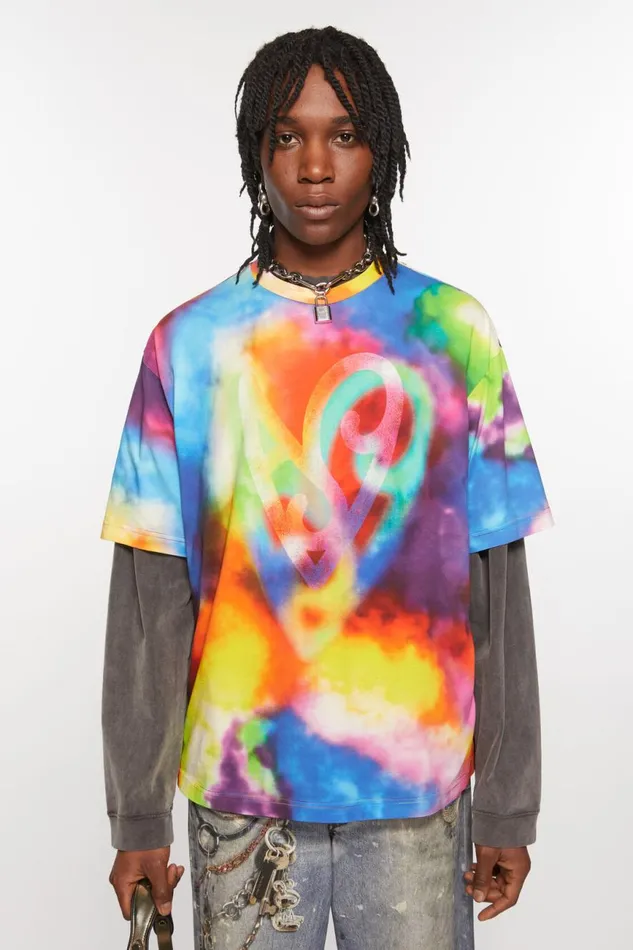 Women Tshirt Stronger Together Forever Multicolor Acne Studios Tshirts
