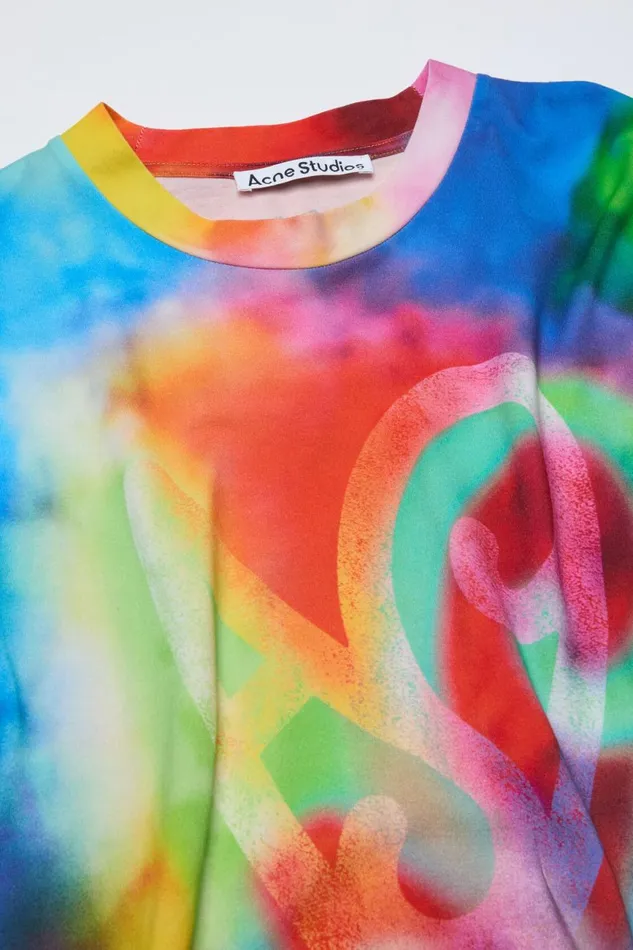 Women Tshirt Stronger Together Forever Multicolor Acne Studios Tshirts