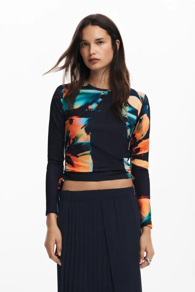 Women Tshirts Desigual Floral Tshirt