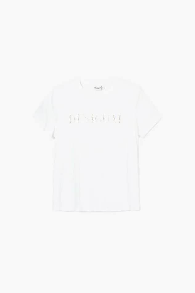 Women Tshirts Desigual Logo Tshirt