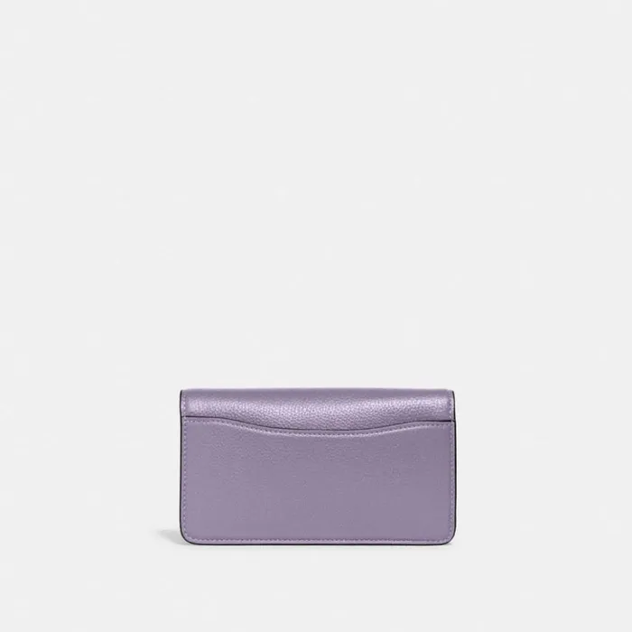 Women Tabby Crossbody Wristlet Silverlight Violet Coach Clutches