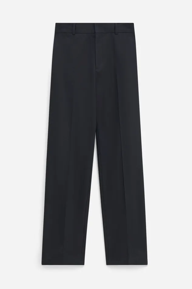 Women Tailored Cotton Trousers Black Trousers filippak Women Tailored Cotton Trousers Black Trousers filippak