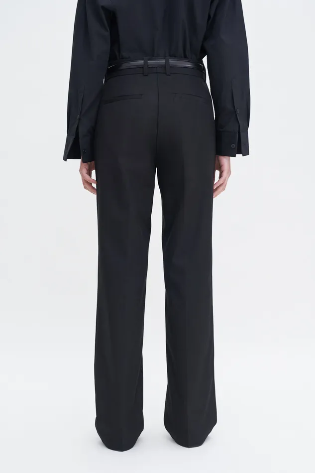 Women Tailored Cotton Trousers Black Trousers filippak Women Tailored Cotton Trousers Black Trousers filippak