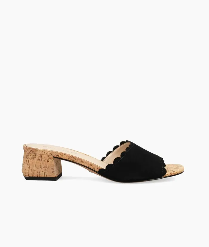Women Talma Slide 8211 Black Pelle Moda Low Heels
