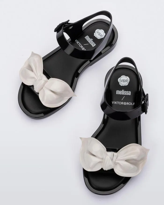 Women Tie Mar Sandal Blackbeige Melissa Sandals