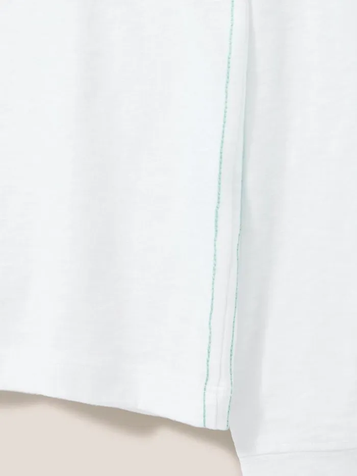 Women TOPS and TEES White Stuff Nelly LS Tee Brilliant White Women TOPS and TEES White Stuff Nelly LS Tee Brilliant White