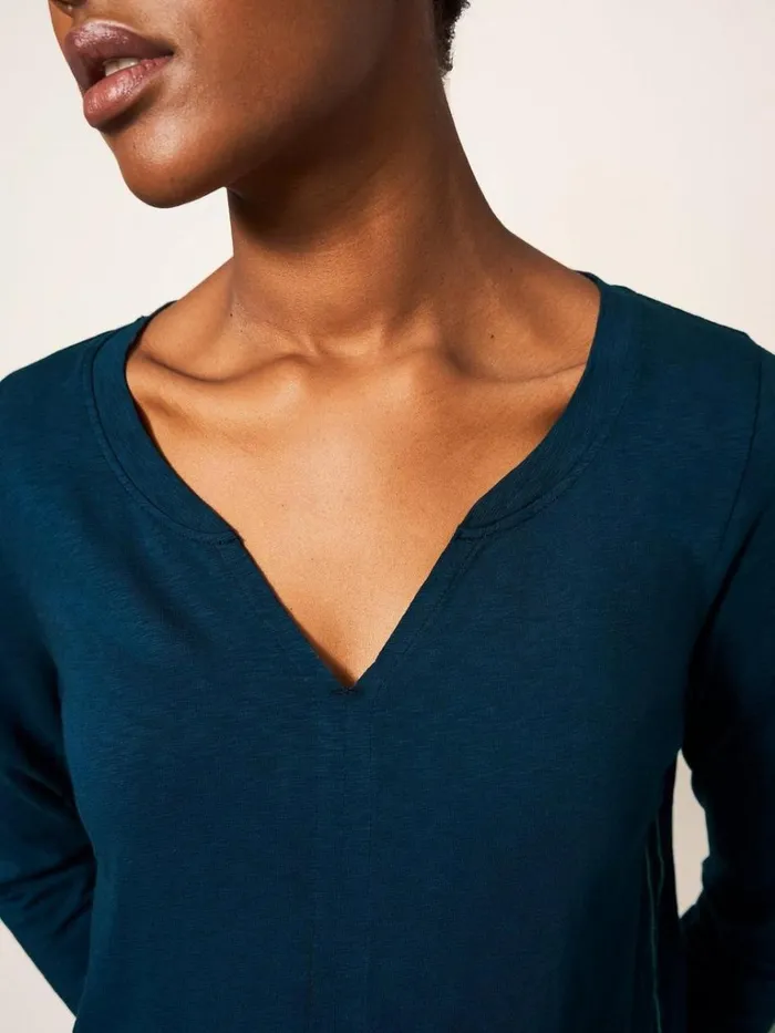 Women TOPS and TEES White Stuff Nelly LS Tee Dark Navy Women TOPS and TEES White Stuff Nelly LS Tee Dark Navy