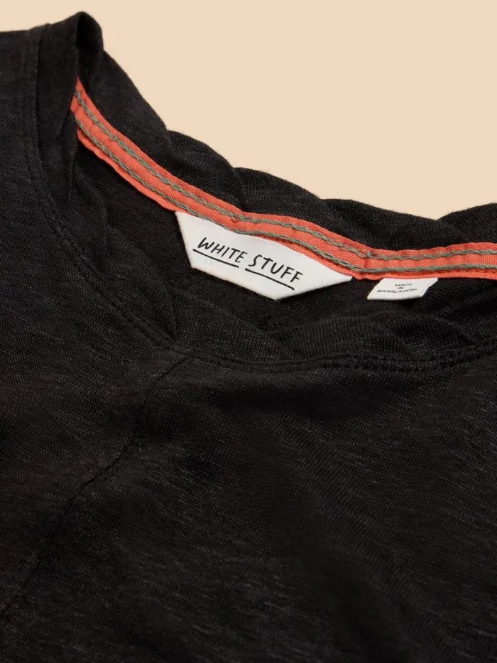 Women TOPS and TEES White Stuff RYLEE LINEN VEST Pure Black