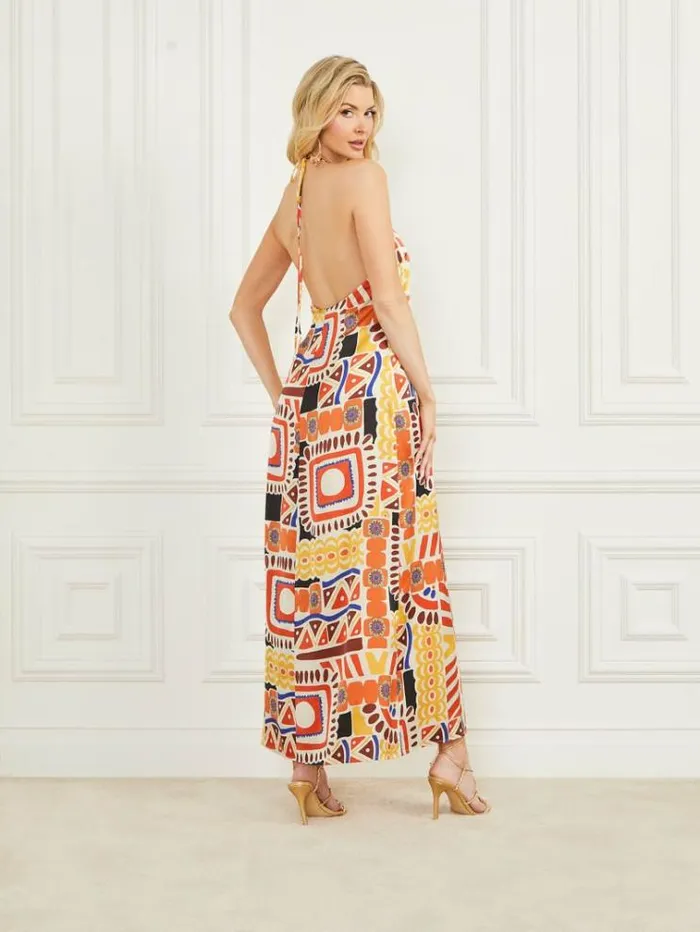 Women Tops And Sweaters Marciano Carnivale Tunic Dress Carnivale Print