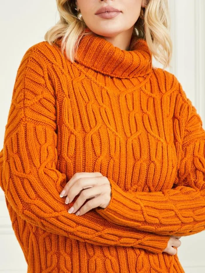 Women Tops And Sweaters Marciano Ellarose Sweater Top Island Sunset