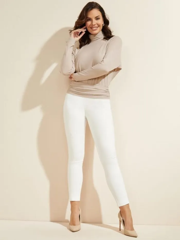 Women Tops And Sweaters Marciano Jillian Top Pale Pebble Women Tops And Sweaters Marciano Jillian Top Pale Pebble