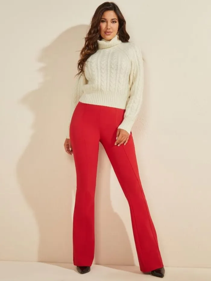 Women Tops And Sweaters Marciano Lala Comfort Cashmere Sweater Warm White