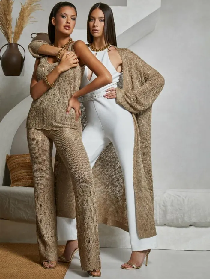 Women Tops And Sweaters Marciano Whitney Sweater Top English Cake Multi