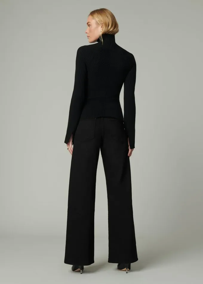 Women Tops Joe039s Jeans THE PALMER TURTLENECK Black