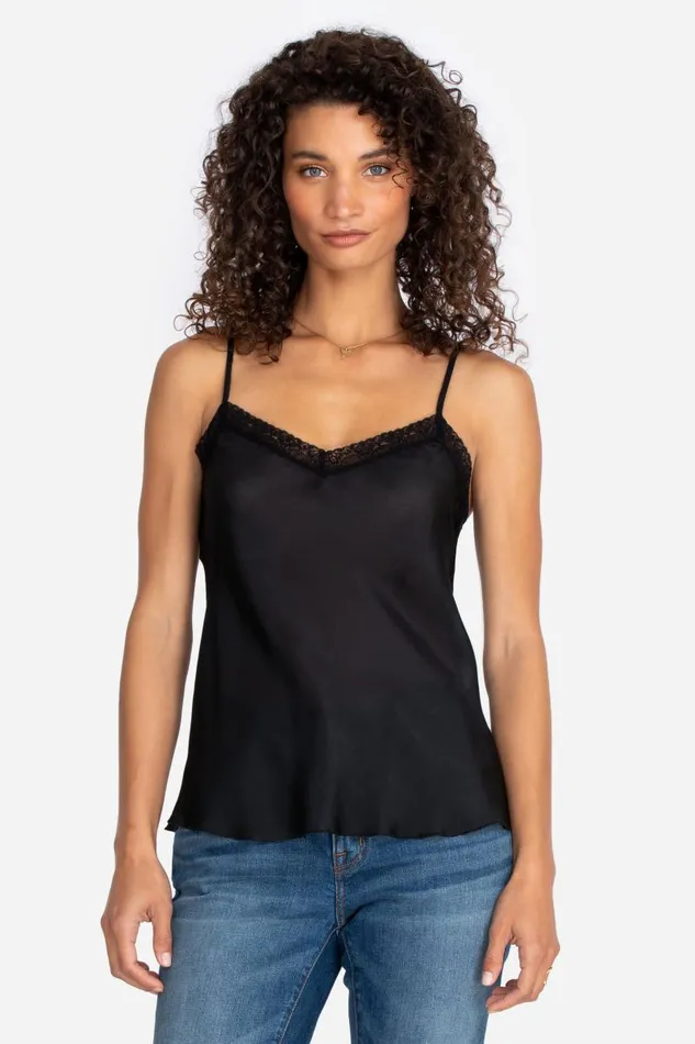 Women Tops Johnny Was Short Slip Black Women Tops Johnny Was Short Slip Black