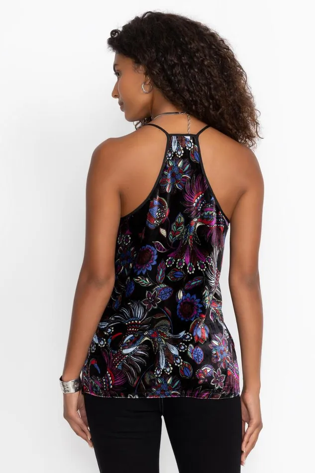 Women Tops Johnny Was VELVET TANK Avya
