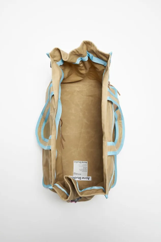 Women Tote Bag Beigeblue Acne Studios Bags