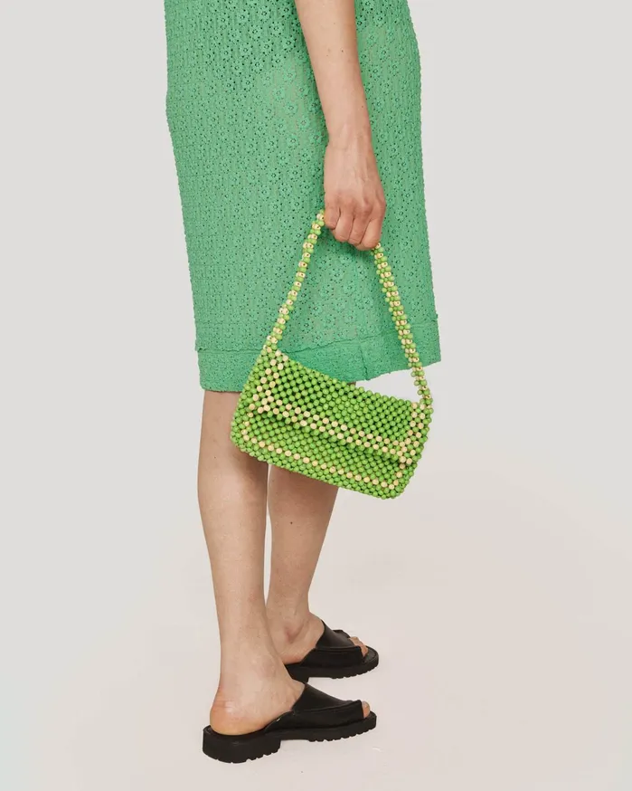 Women Town Bag Green YMC Bags and Wallets