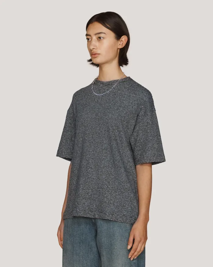 Women Triple TShirt Navy Multi YMC Tops and TShirts