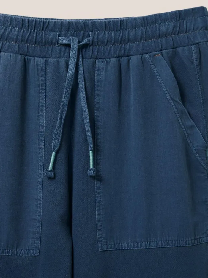 Women TROUSERS White Stuff Ava Jersey Jogger Mid Blue Women TROUSERS White Stuff Ava Jersey Jogger Mid Blue