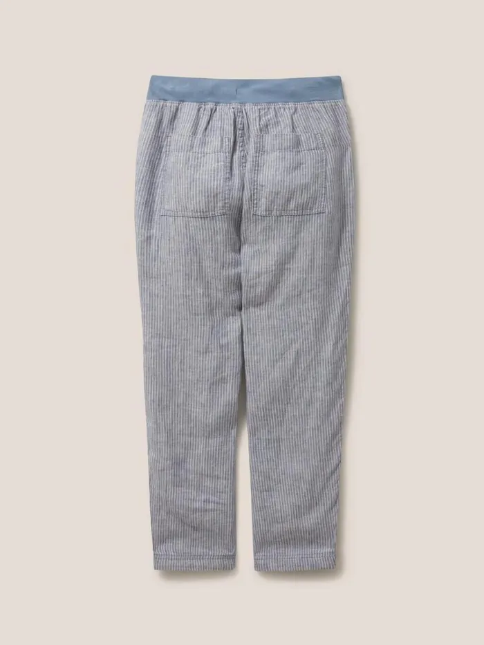 Women TROUSERS White Stuff Effie Linen Trouser Blue Multi Women TROUSERS White Stuff Effie Linen Trouser Blue Multi
