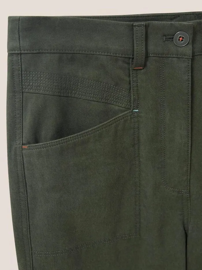 Women TROUSERS White Stuff Harper Wide Leg Trouser Dark Green