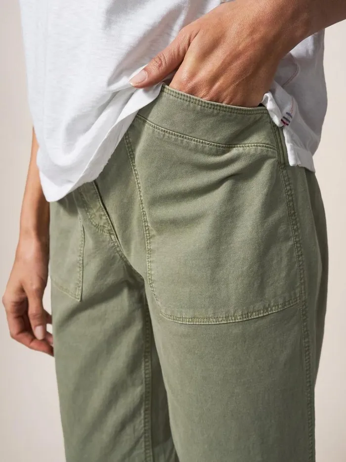 Women TROUSERS White Stuff Tessa Chino Mid Green Women TROUSERS White Stuff Tessa Chino Mid Green