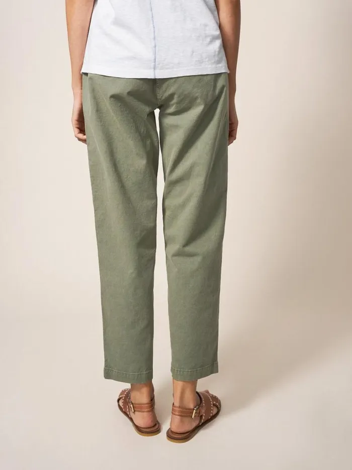Women TROUSERS White Stuff Tessa Chino Mid Green Women TROUSERS White Stuff Tessa Chino Mid Green