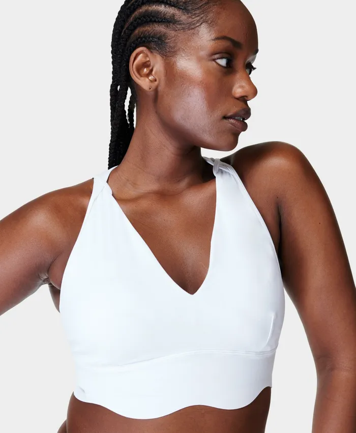 Women Underwear Sweaty Betty Power Contour Plunge Bra White