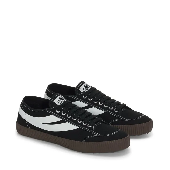 Women Unisex 2619 ST 1 Low Cut BLACK 8211 WHITE Superga Low Cut