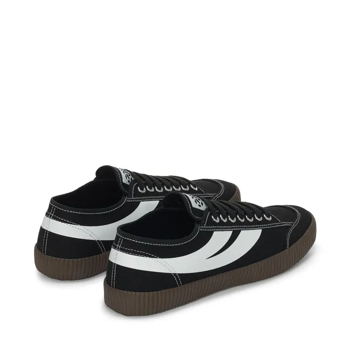 Women Unisex 2619 ST 1 Low Cut BLACK 8211 WHITE Superga Low Cut
