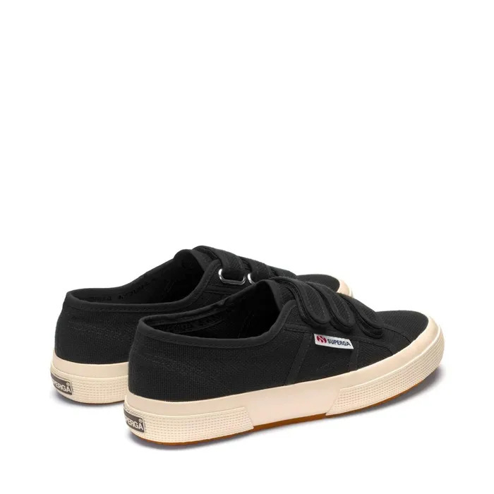 Women Unisex 2750COT3STRAPU Sneaker BLACK Superga Low Cut