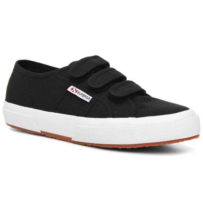 Women Unisex 2750COT3STRAPU Sneaker BLACK Superga Low Cut