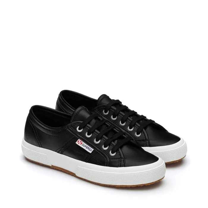 Women Unisex 2750 VEGAN MATERIAL Sneaker BLACK Superga Low Cut