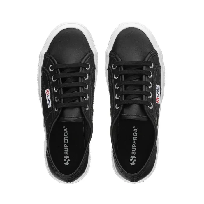 Women Unisex 2750 VEGAN MATERIAL Sneaker BLACK Superga Low Cut