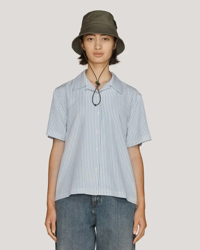 Women Vegas Shirt Blue Multi YMC Shirts