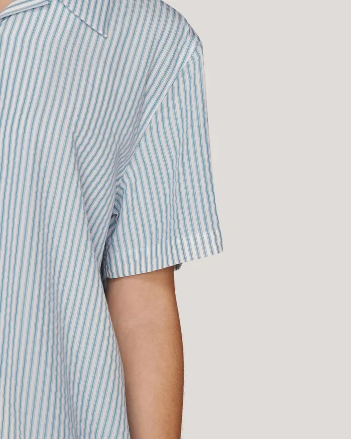 Women Vegas Shirt Blue Multi YMC Shirts