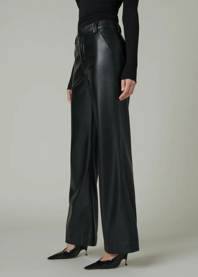 Women Wide Leg Joe039s Jeans THE MIA Black