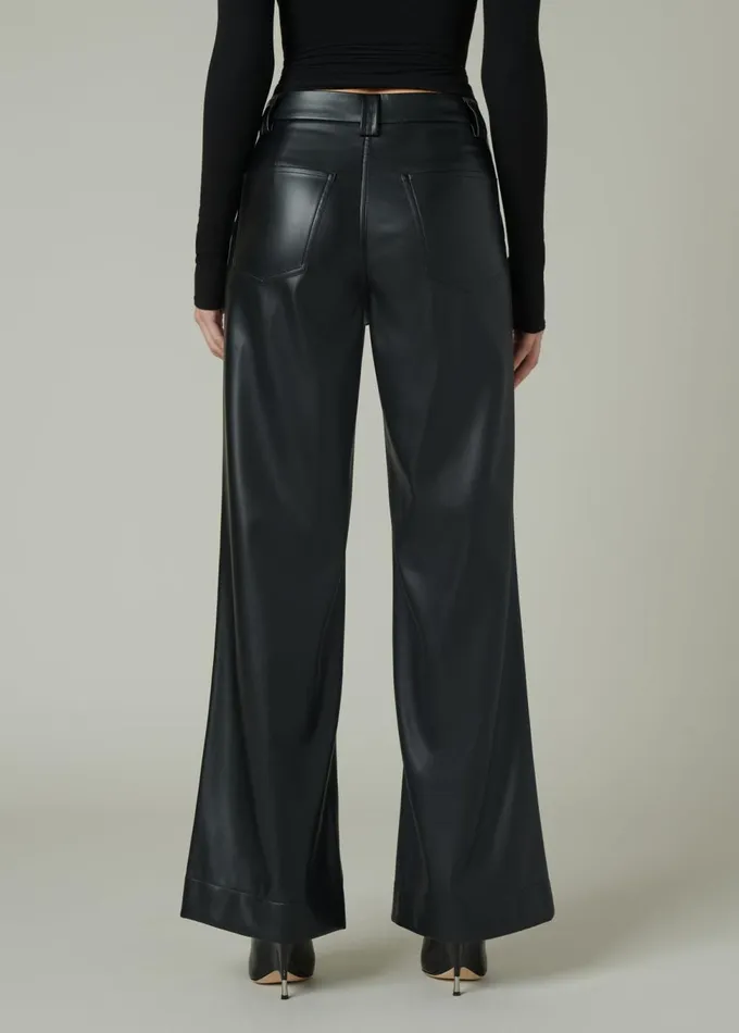 Women Wide Leg Joe039s Jeans THE MIA Black