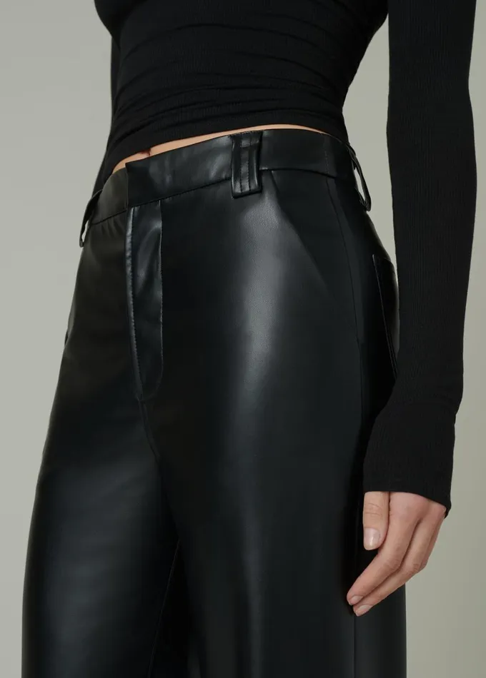 Women Wide Leg Joe039s Jeans THE MIA Black