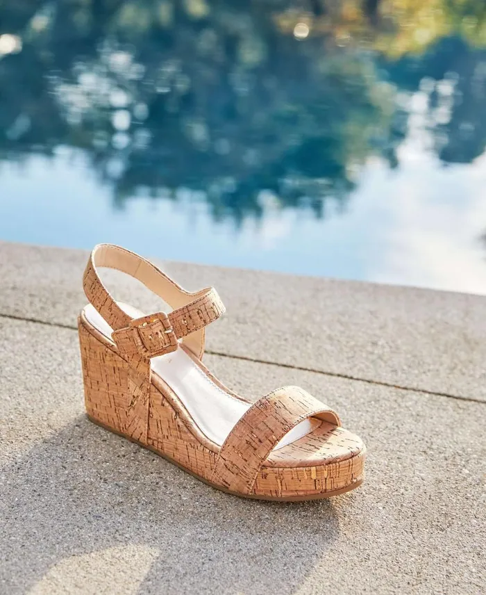 Women Wiltz Wedge 8211 Natural Pelle Moda Wedges