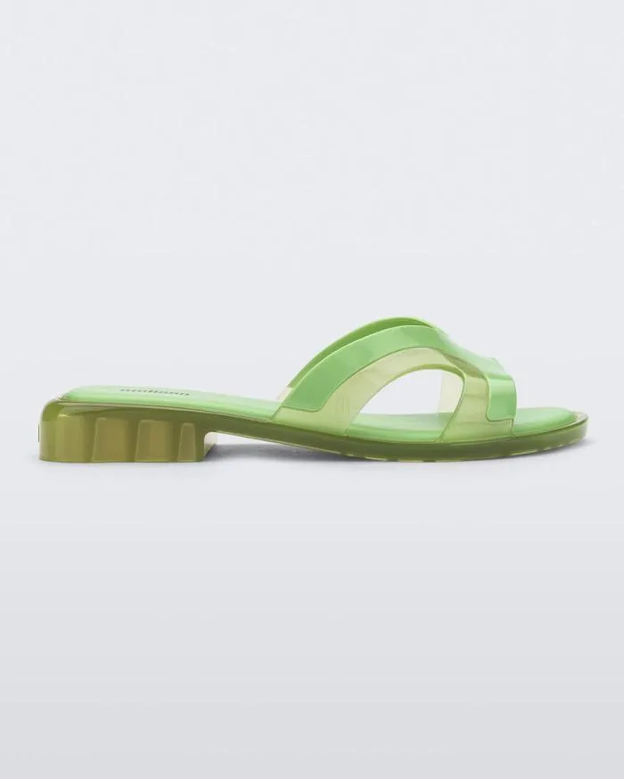 Women Yacht Green Melissa Slides