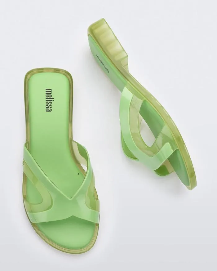 Women Yacht Green Melissa Slides