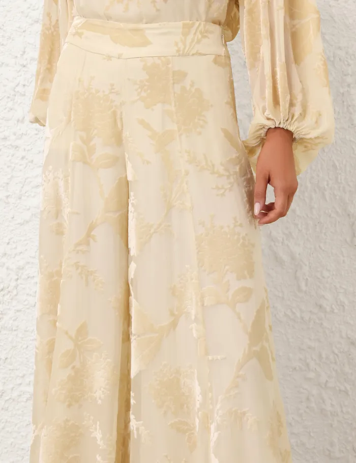 Women Zimmermann Clothing Burnout Culotte Cream