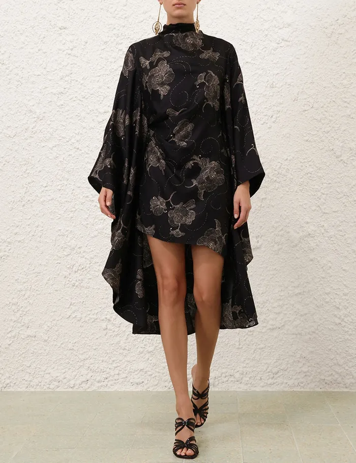 Women Zimmermann Clothing Eden Draped Tunic Black Sketch