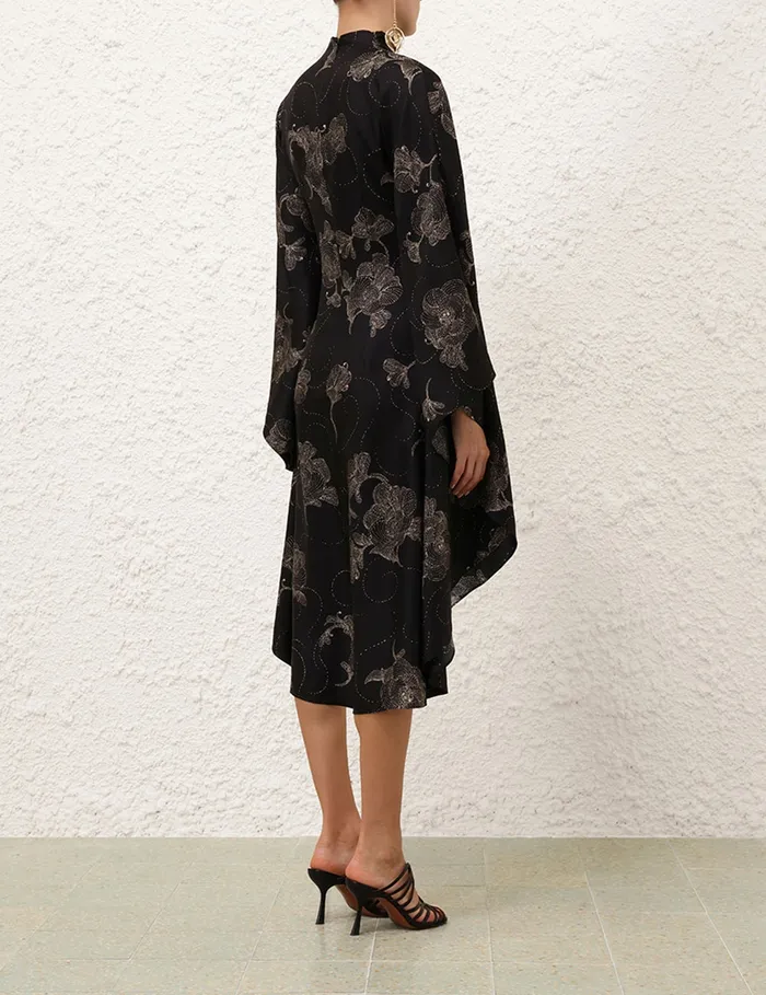 Women Zimmermann Clothing Eden Draped Tunic Black Sketch
