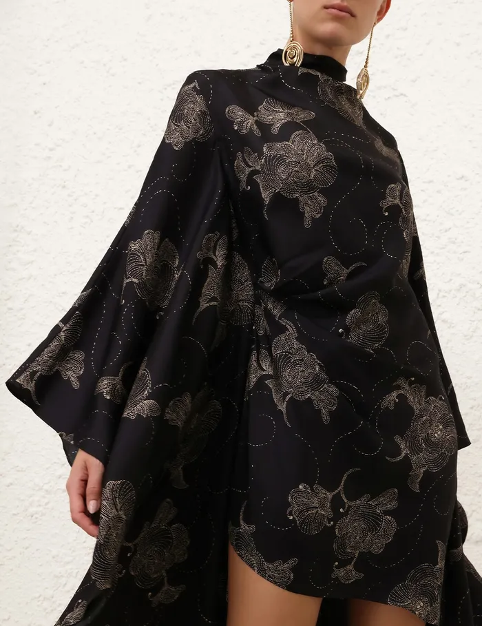 Women Zimmermann Clothing Eden Draped Tunic Black Sketch